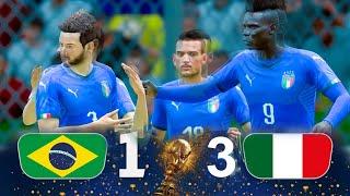 FIFA 19 - ITALY vs BRAZIL - International Match - football Gameplay PC [4K60FPS]