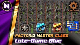 Late Game PROCESSING UNITS (BLUE CIRCUITS) with Beacon/Modules | Factorio Tutorial/Guide/How-to