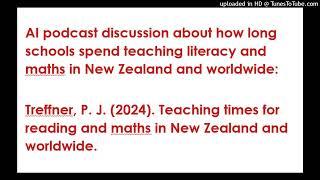 Podcast: Teaching times for literacy and maths: New Zealand compared to worldwide