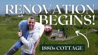 Starting our off grid cottage in Ireland | Renovating this old farmhouse