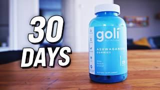 I Tried Goli Ashwagandha Gummies for 30 days