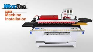 MY05 edge banding machine operation vedio