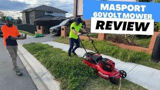 Will it cut thick weeds? Masport 60 Volt ST19 Battery Lawn Mower Review