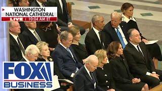 Biden, Harris, Trump attend Jimmy Carter's funeral