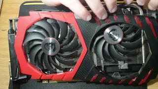 How to: Replace Twin Frozr VI Fans on MSI RX580 Gaming X