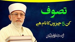 Tasawwuf Kya hy? | تصوف کس کو کہتے ہیں؟ | Shaykh-ul-Islam Dr Muhammad Tahir-ul-Qadri