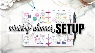 Ministry Planner Setup + How I'm Using It In 2019