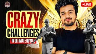 [FULLSCREEN] Ultimate Royale Serious Rankpush |Challenges in Ultimate Royale #bgmilive