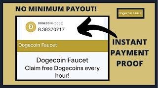 Dogecoin Payment Proof from Doge-Faucet! (Instant Payout!)