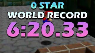 Super Mario 64 0 Star Speedrun 6:20.33 [Former World Record]