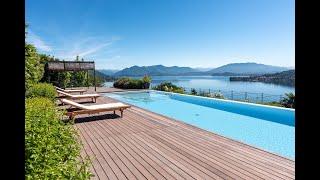 Meina, lake Maggiore century villa for sale