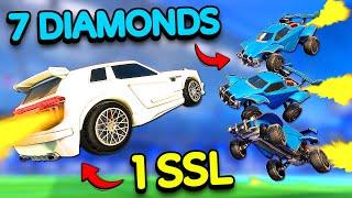 1 SUPERSONIC LEGEND gegen 7 DIAMONDS...  Rocket League