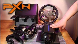 PXN V99 Racing Wheel, Pedals, and Shifter [UNBOXING]