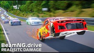 NURBURGRING Jump Compilation BUT With REALISTIC DAMAGE MODEL #14 | BeamNG Drive