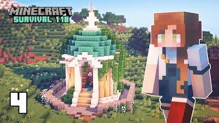 Building an Enchanting Room and Spider XP Farm | Minecraft 1.18 Let's Play - Ep. 4