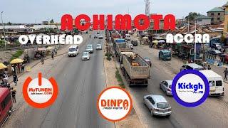 Traffic Today At The Achimota Overhead In Accra - Dinpa TV