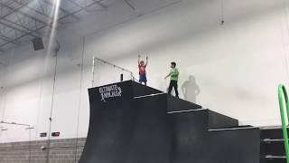 8 year old beats 14 foot warped wall