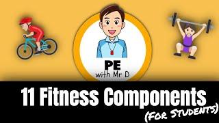 Learn the 11 Fitness Components! PE Buddy