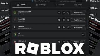 Roblox Has A New MENU!