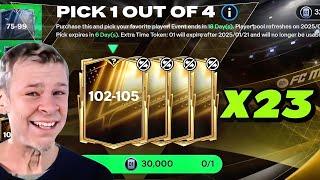 Crazy Extra Time Pack X23 Times! Fc Mobile Funny