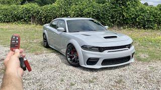 NEW Dodge Charger SRT Hellcat Widebody: Start Up, Test Drive, Walkaround, POV and Review