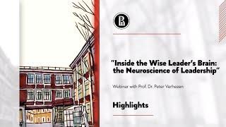 Highlights of webinar "Inside the Wise Leader’s Brain: the Neuroscience of Leadership"