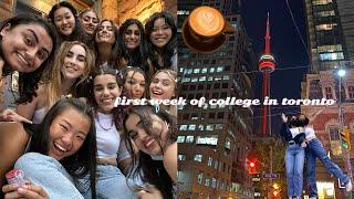 first few days at university of toronto // junior year   