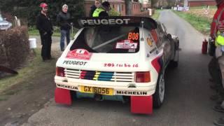 Peugeot 205 TURBO 16 EVO 2 start TAC Rally BRC 2016