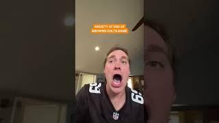 Browns fan LOSES IT during ending vs Colts 