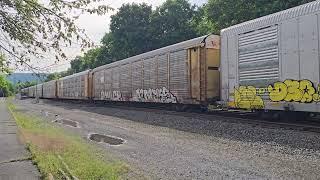 Norfolk Southern #4760 leads a 183 car manifest at Lewistown, PA (05/25/2025)