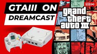 GTA3 on the Sega Dreamcast. Real hardware, using burned CD-R!!