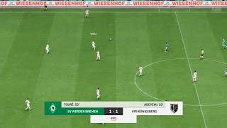 FC 24 | CaC | Season 2025/2026 | Bundesliga | Matchday 4 | SV Werder Bremen vs. VfB Königsberg