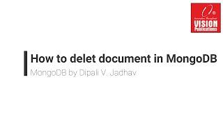 How to delete document in MongoDB