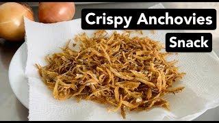 How to fry Crispy Anchovies Snack | resepi ikan bilis rangup