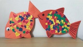 Kids Crafts - Rainbow Fish - Happy Crafty