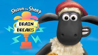 NEW  Spot the Difference  Shaun the Sheep - Brain Break  For Kids