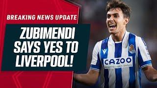 BREAKING NEWS! Martin Zubimendi says yes to Liverpool move! Signing moves one step closer!