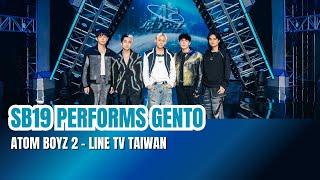 SB19 Performs GENTO on Atom Boyz 2 | LINE TV Taiwan