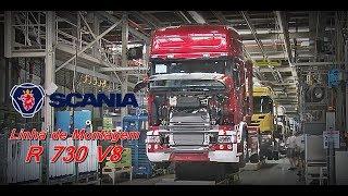 Fábrica da Scania R 730 V8 - Linha de Montagem Caminhão Scania - FVM