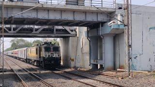 12680 CBE - MAS intercity express| SRF ED WAP7 | INDIAN RAILWAYS  | Afternoon