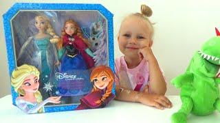 Анна и Эльза Холодное Сердце куклы распаковка Anna and Elsa Frozen dolls unboxing