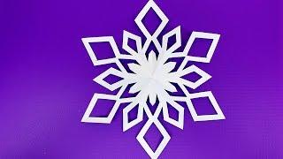 How to cut a paper snowflake Paper Snowflakes DIY How to make paper snowflakes