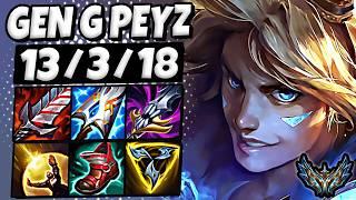 Ezreal vs Caitlyn ADC [ Gen G Peyz ] Patch 14.20 Ranked Challenger EUW 