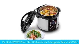 Mueller 10-in-1 Pro Series 18 Program 6Q Pressure Cooker with High quality ThermaV Tech, Cooker