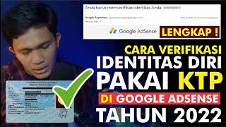 Lengkap ! Cara Verifikasi Identitas Google Adsense Dengan KTP & Request PIN Adsense Terbaru Th 2022