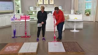 QuickMop Spray Mop w/2 Reusable Microfiber Pads by Campanelli on QVC