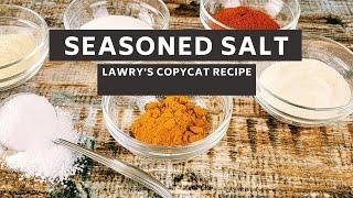 How To Make Seasoned Salt {Lawry's Copycat Recipe}