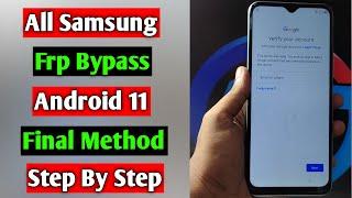 All Samsung Frp Bypass/Unlock Google Account Lock Android 11 | All Samsung Frp Unlock | Final Method