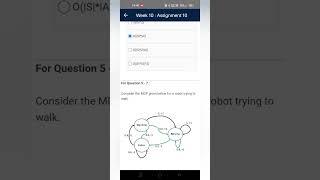 #nptel-2023 #week-10 #answers | an introduction to #artificial intelligence |