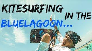 kitesurfing In The Bluelagoon Sinai Egypt.